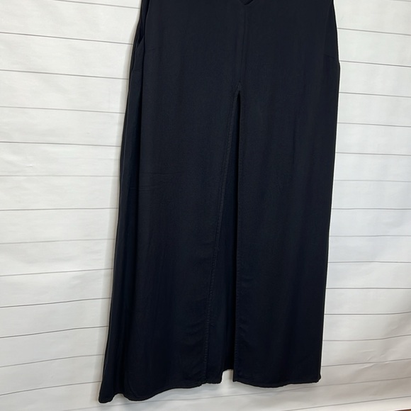 Soft Surrounding - V Cut Black Dress - Large - Picture 2 of 9